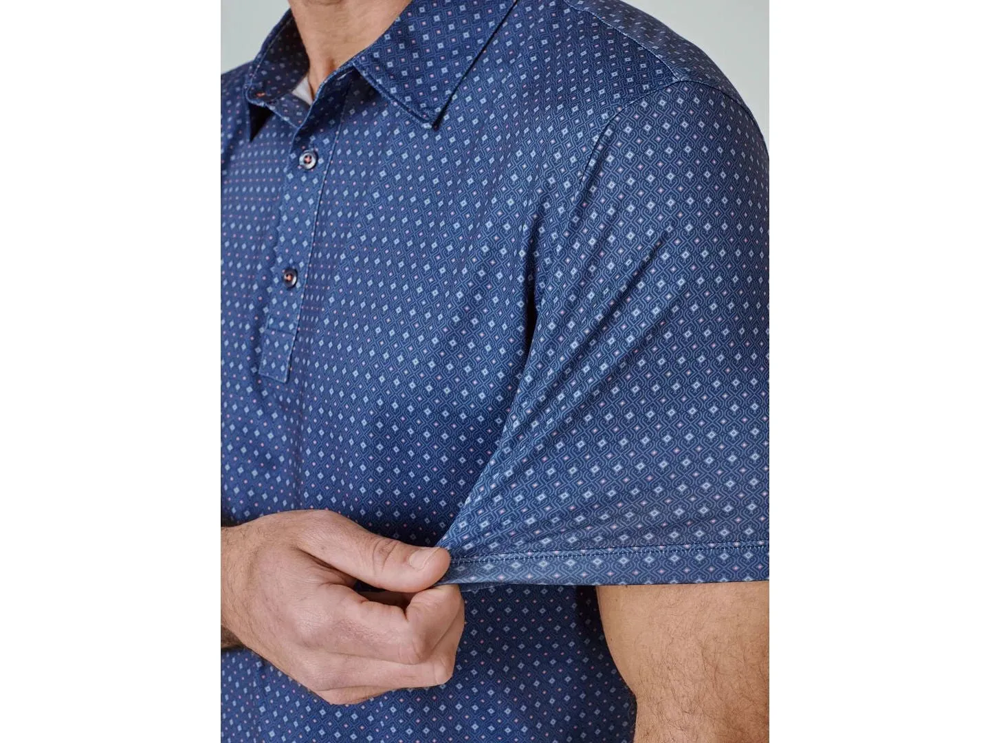7 Diamonds Harlow Polo In Midnight