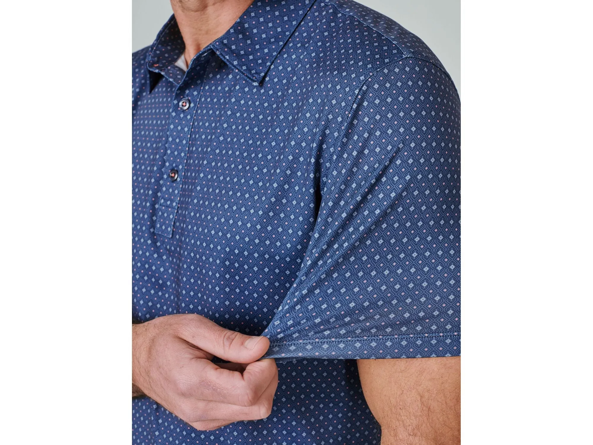 7 Diamonds Harlow Polo In Midnight