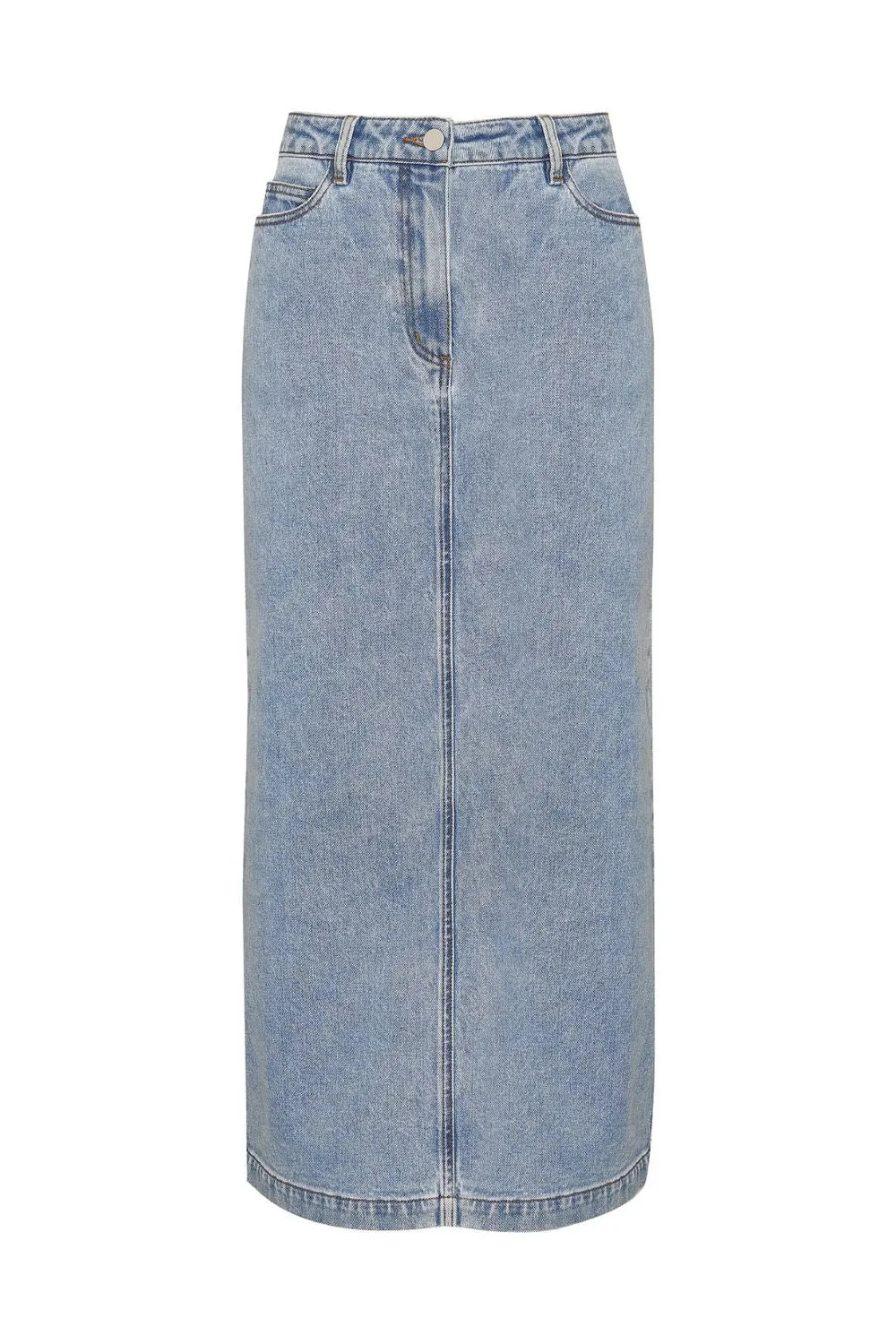 accord skirt - washed denim