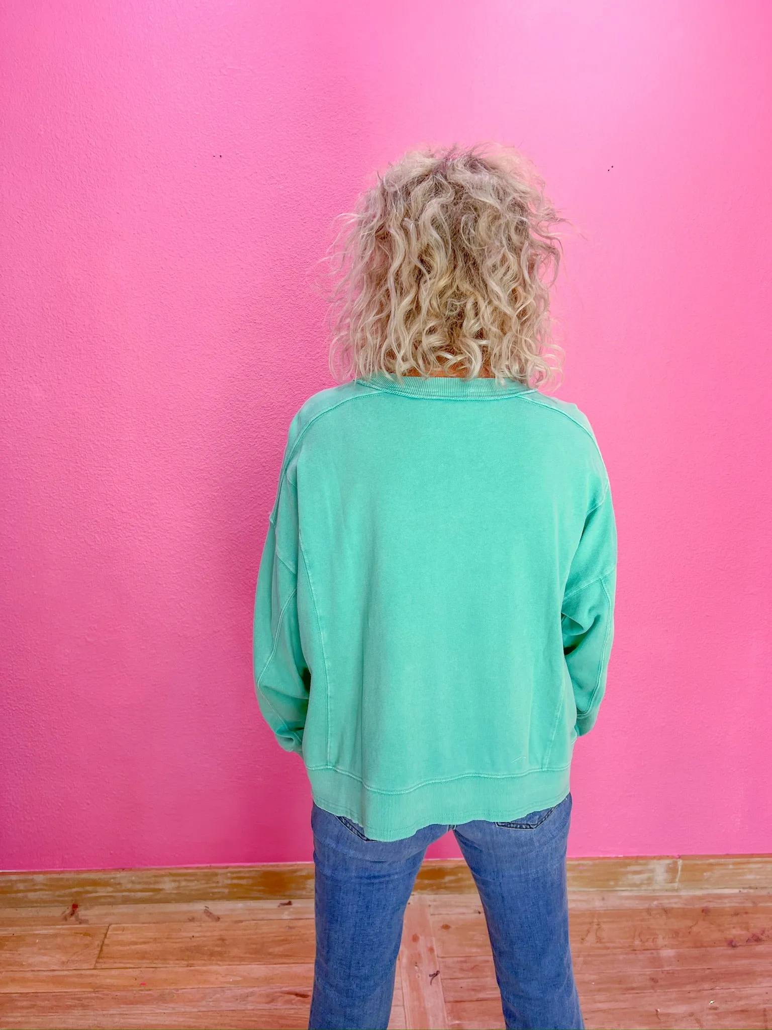 All In Love Top - Aqua