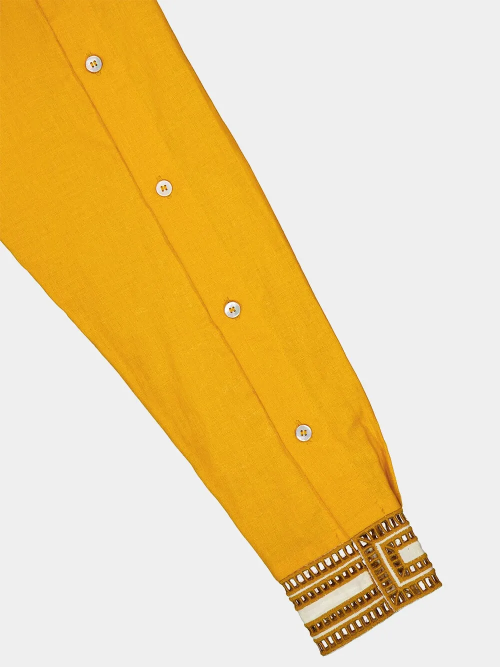 Andromeda English Embroidered Linen Shirt