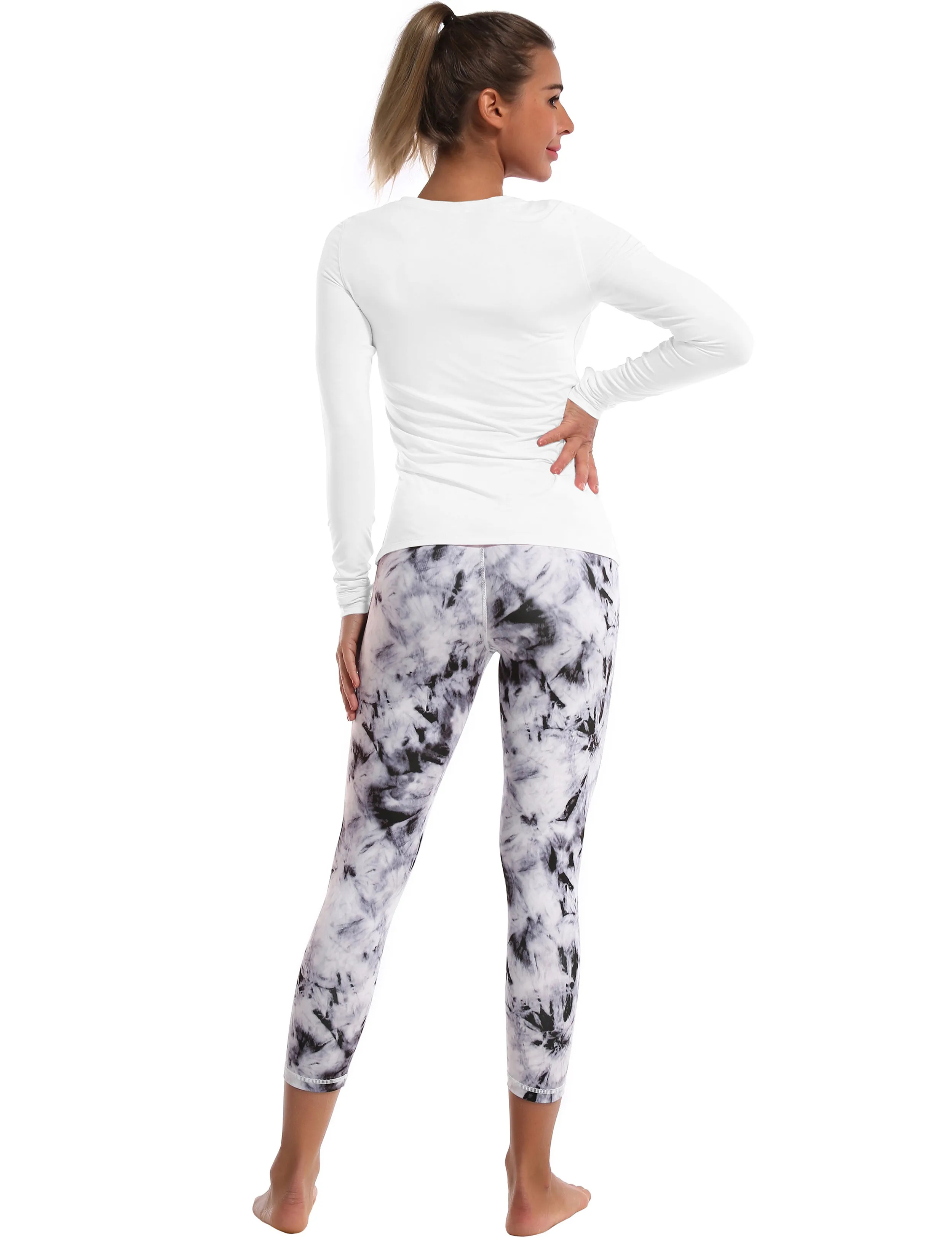 Athlete Long Sleeve Tops white ins_Golf
