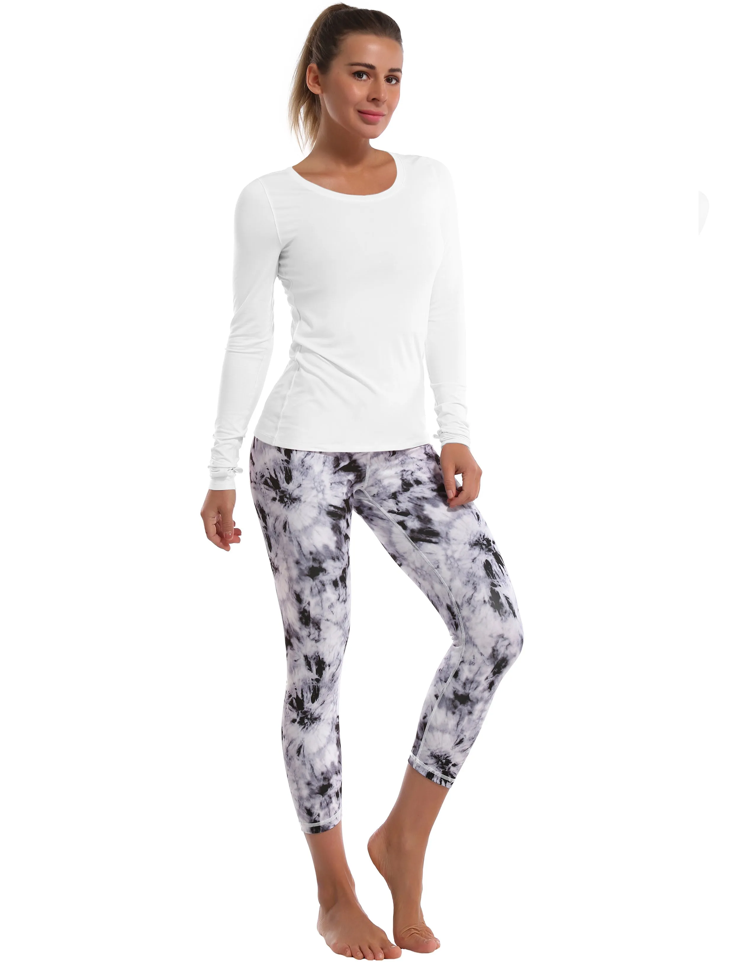 Athlete Long Sleeve Tops white ins_Golf