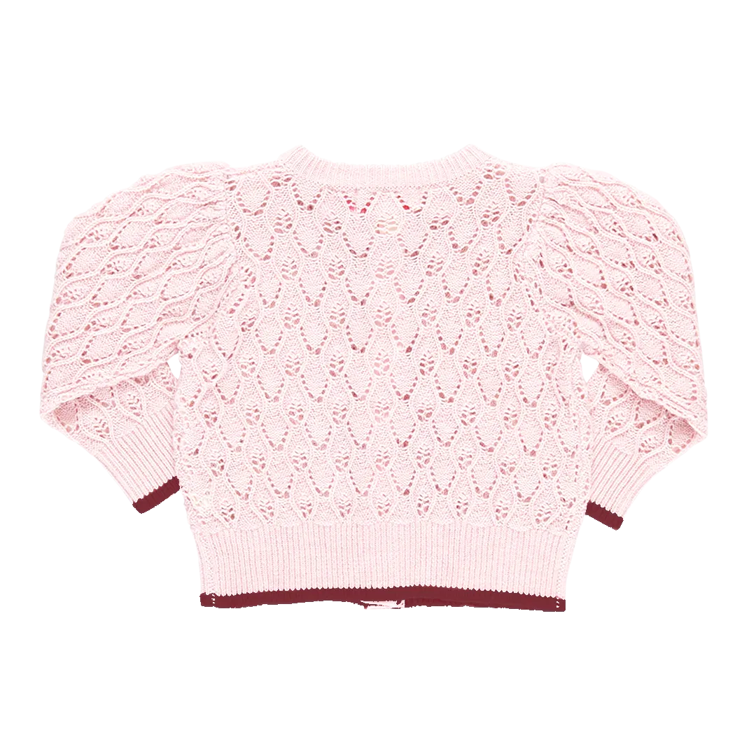 Baby Girls Constance Sweater - Light Pink