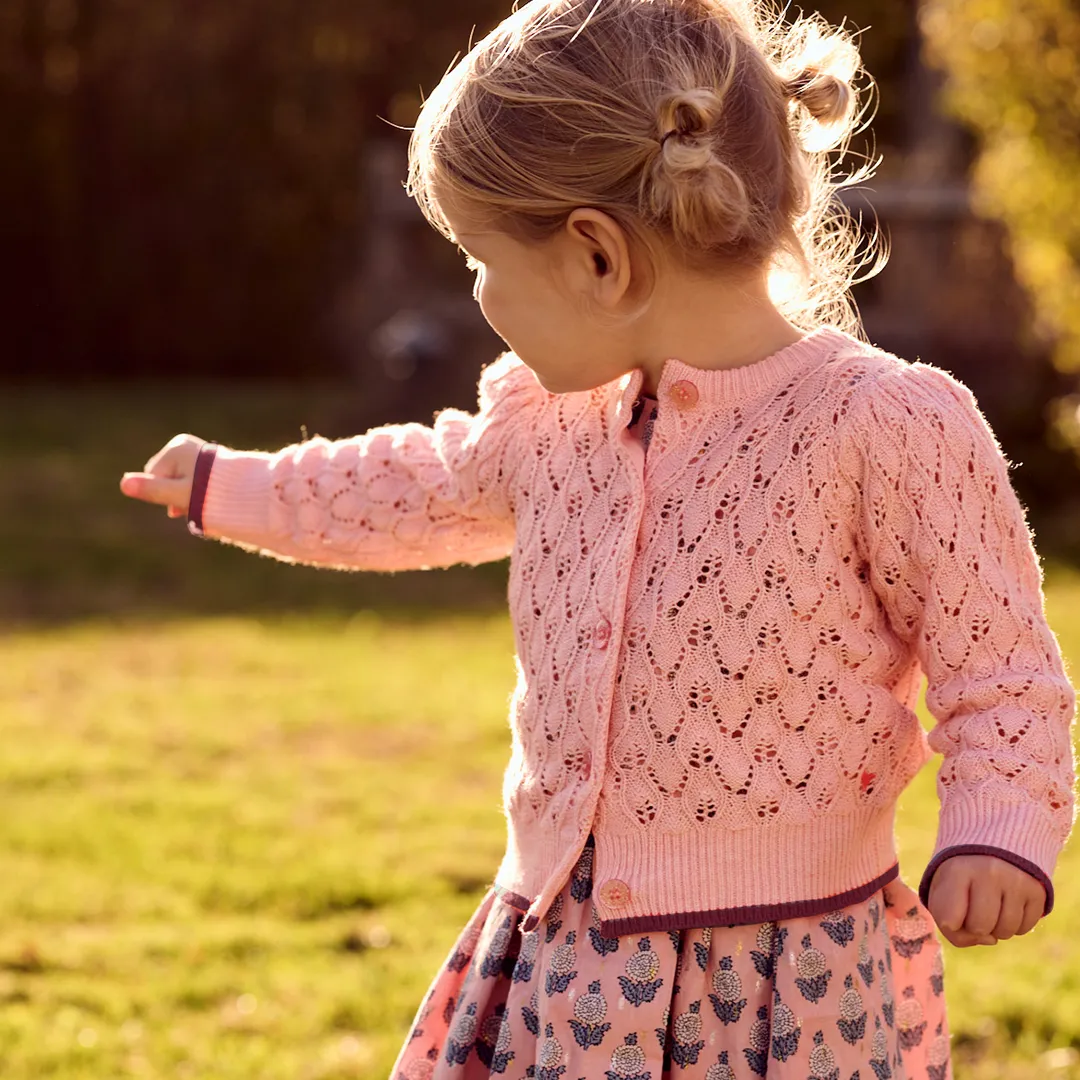 Baby Girls Constance Sweater - Light Pink