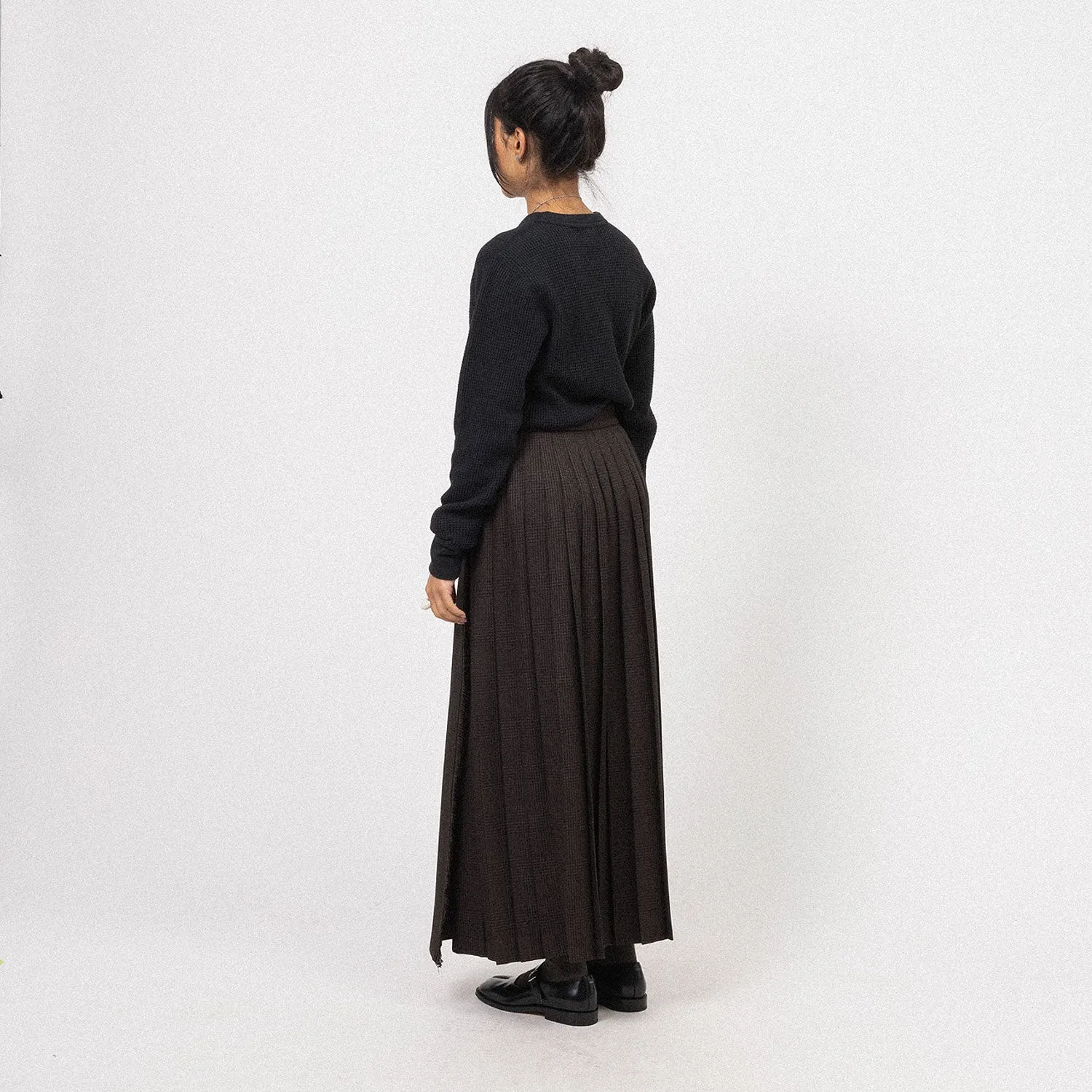 [BEAMS BOY] G.CHK KILT SKIRT _ BROWN CHECK