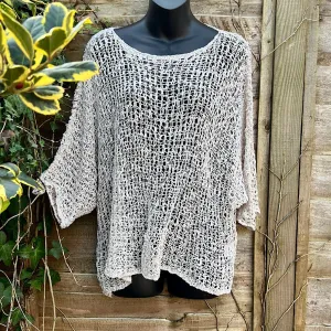 Breezy Latte Bohemian Popcorn Cover Up