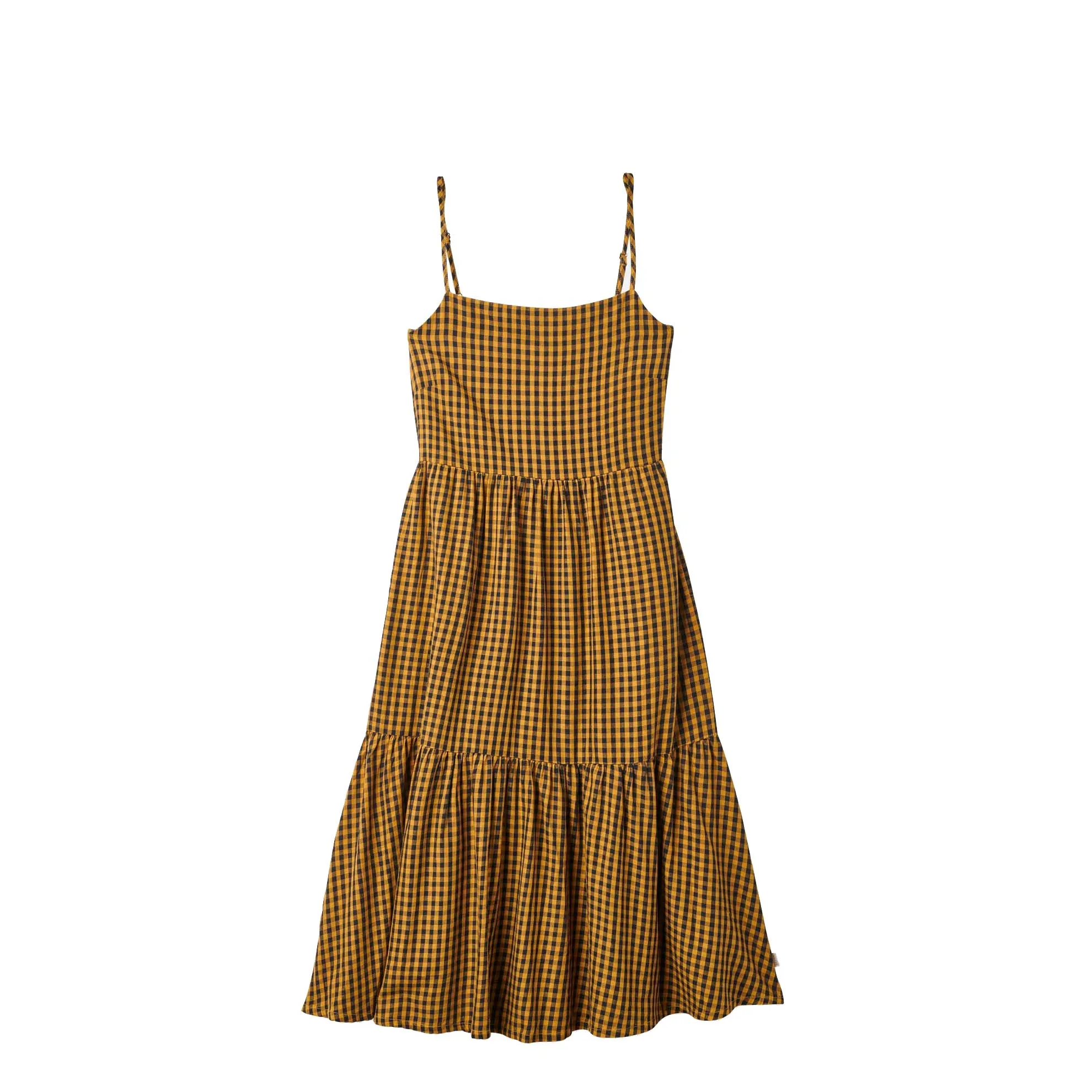 Brixton Womens Gingham Tier Dress