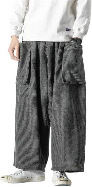 Cargo Pants Pockets Men Harem Streetwear Woman Sweatpants Loose Oversized Trousers