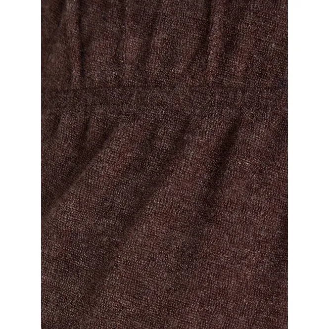 Cozy Lounge Jogging Bottoms, Deep Mahogany