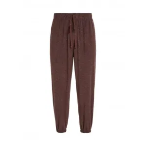 Cozy Lounge Jogging Bottoms, Deep Mahogany