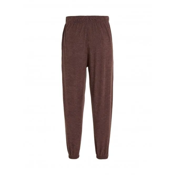 Cozy Lounge Jogging Bottoms, Deep Mahogany