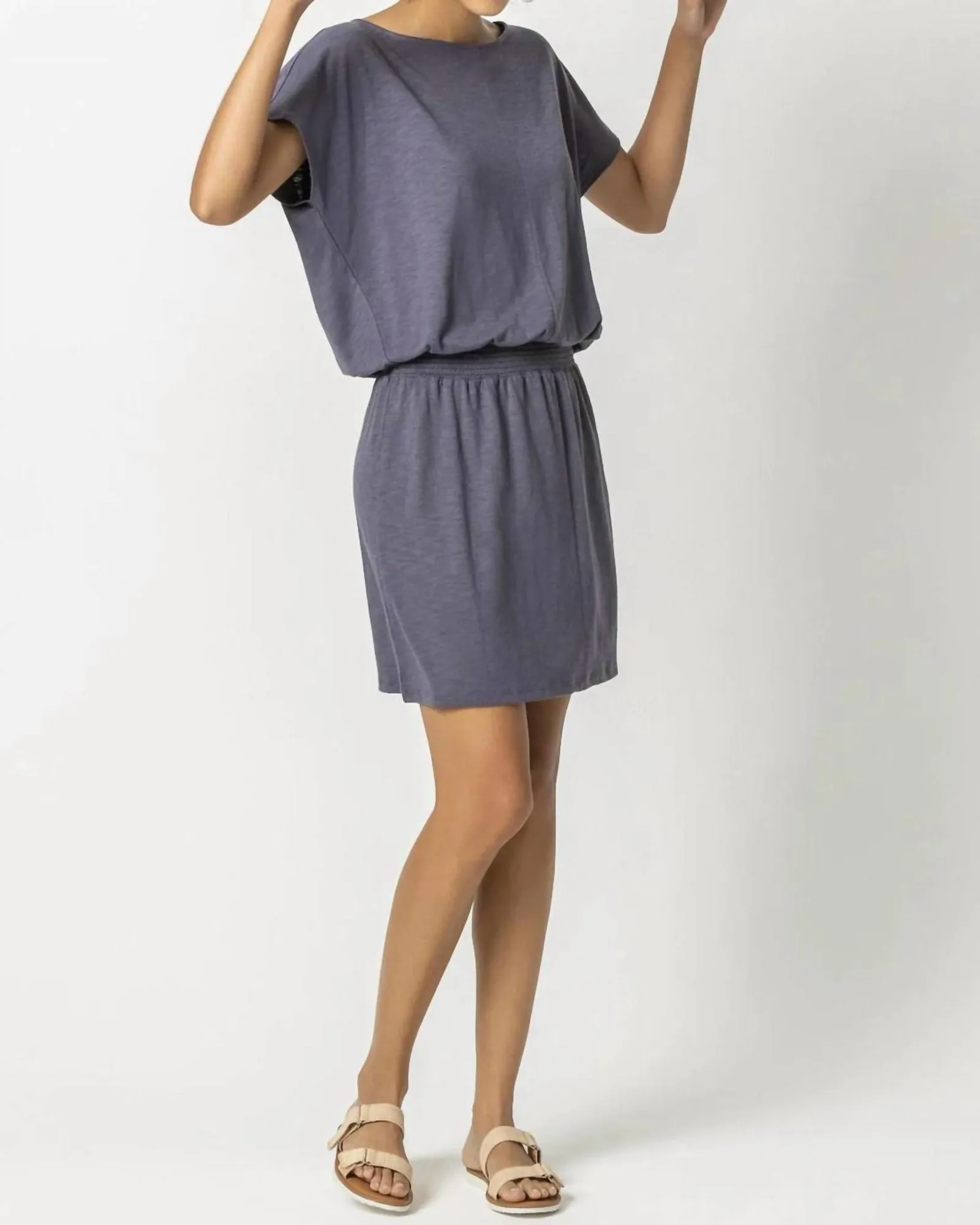Dolman Sleeve Dress in Neptune | Neptune
