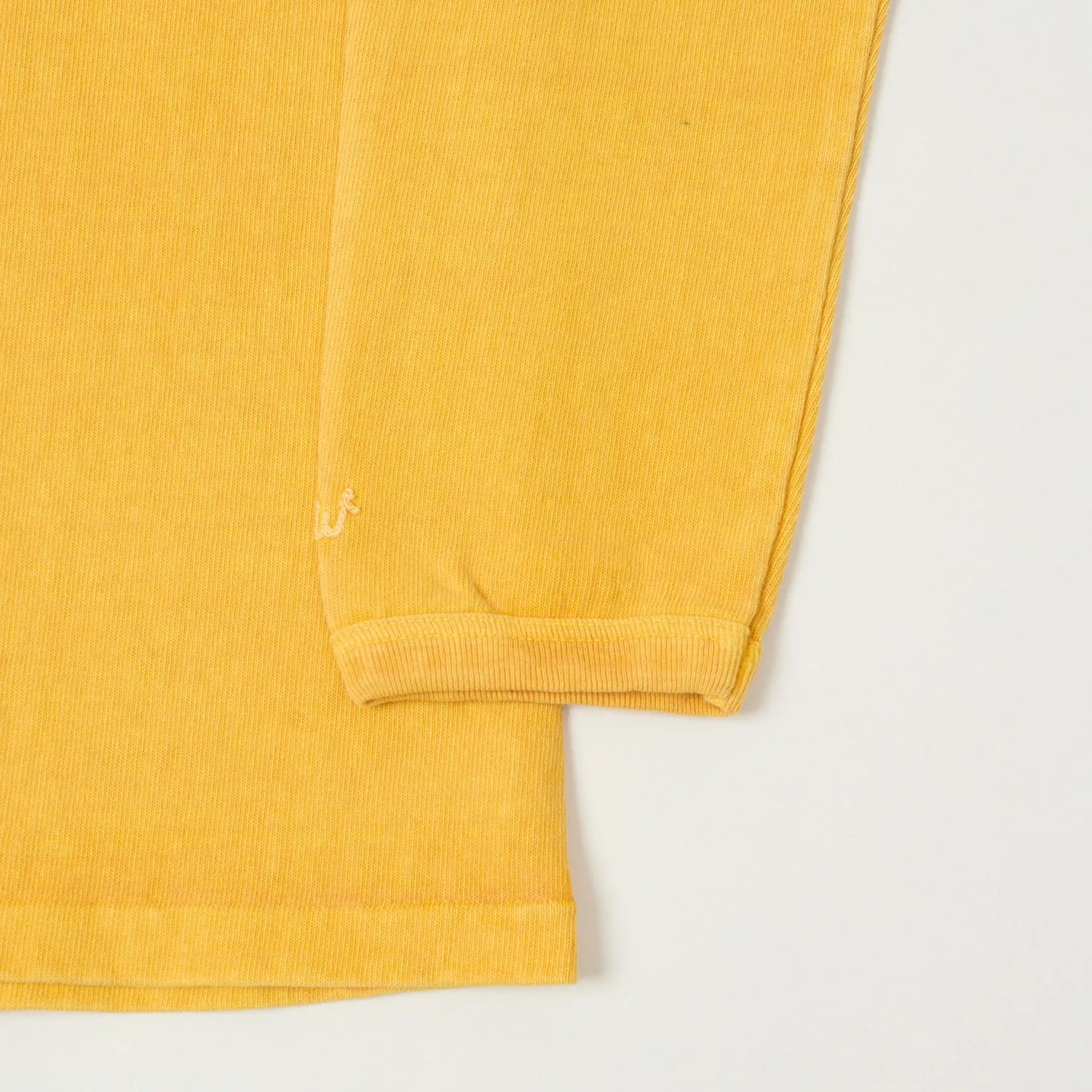 Dubbleworks Heavy Weight L/S Pigment Dye Tee - Pd. Gold