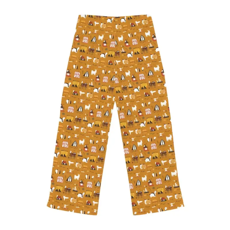 Farm Animals Pajama Pants in Cozy Polyester Jersey Knit