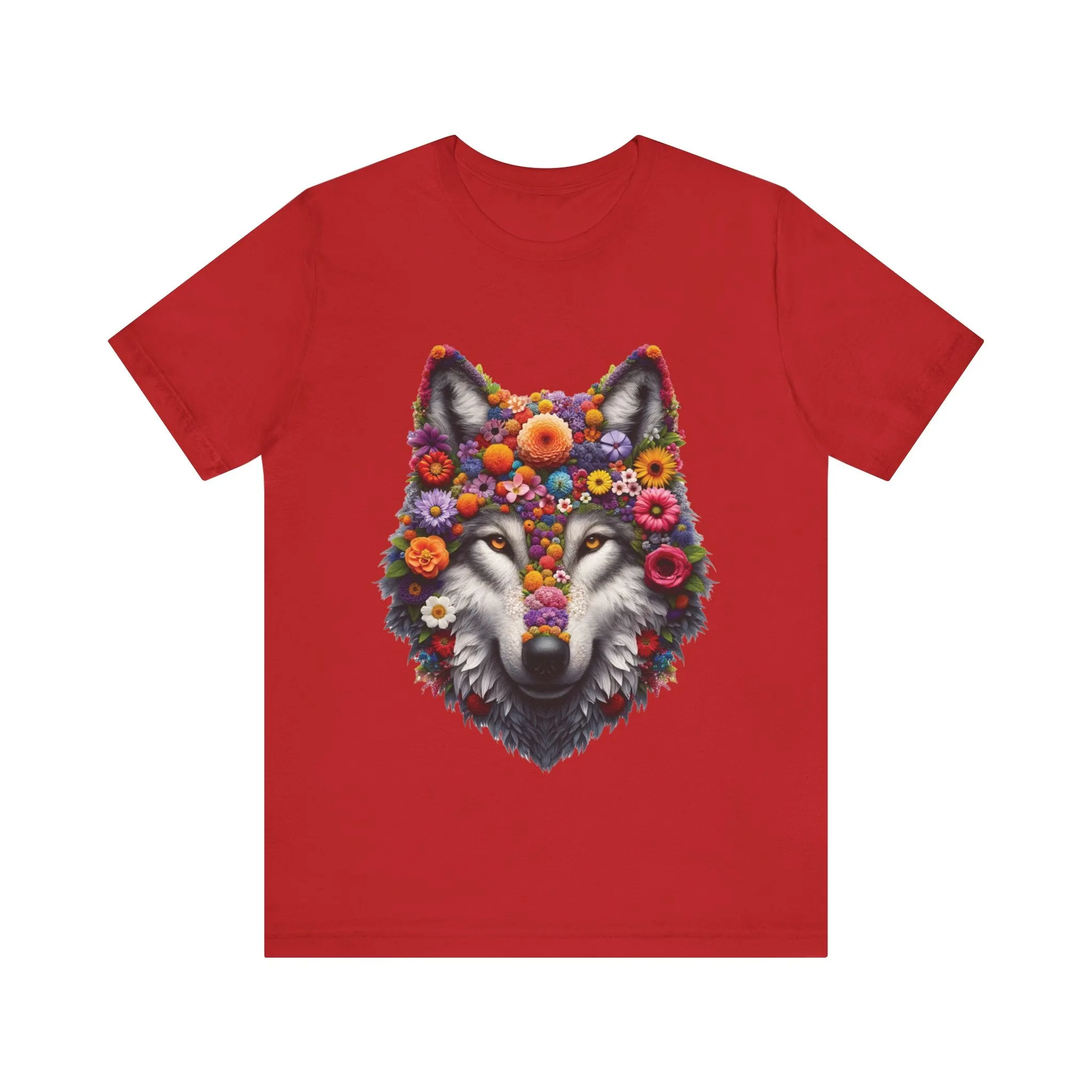 Floral Wolf T-shirt
