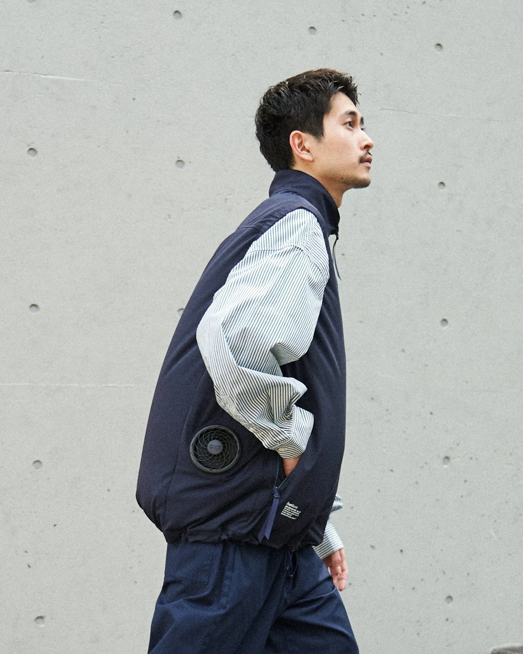 Fresh Service / AIR COOLING VEST_Ver.2.0 - Navy