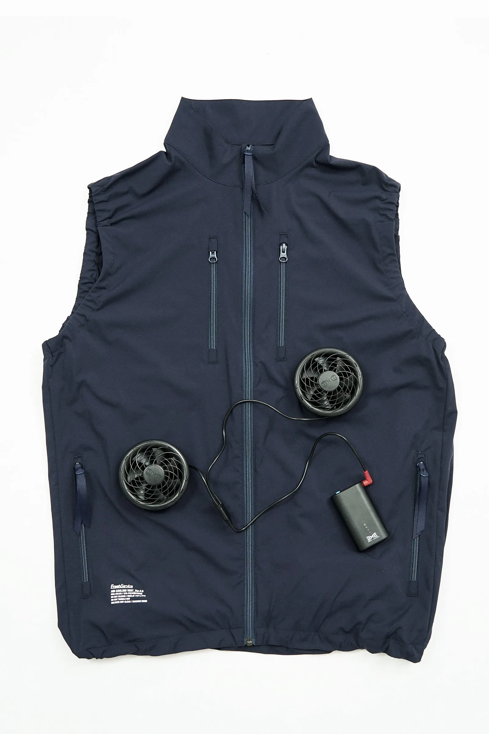 Fresh Service / AIR COOLING VEST_Ver.2.0 - Navy