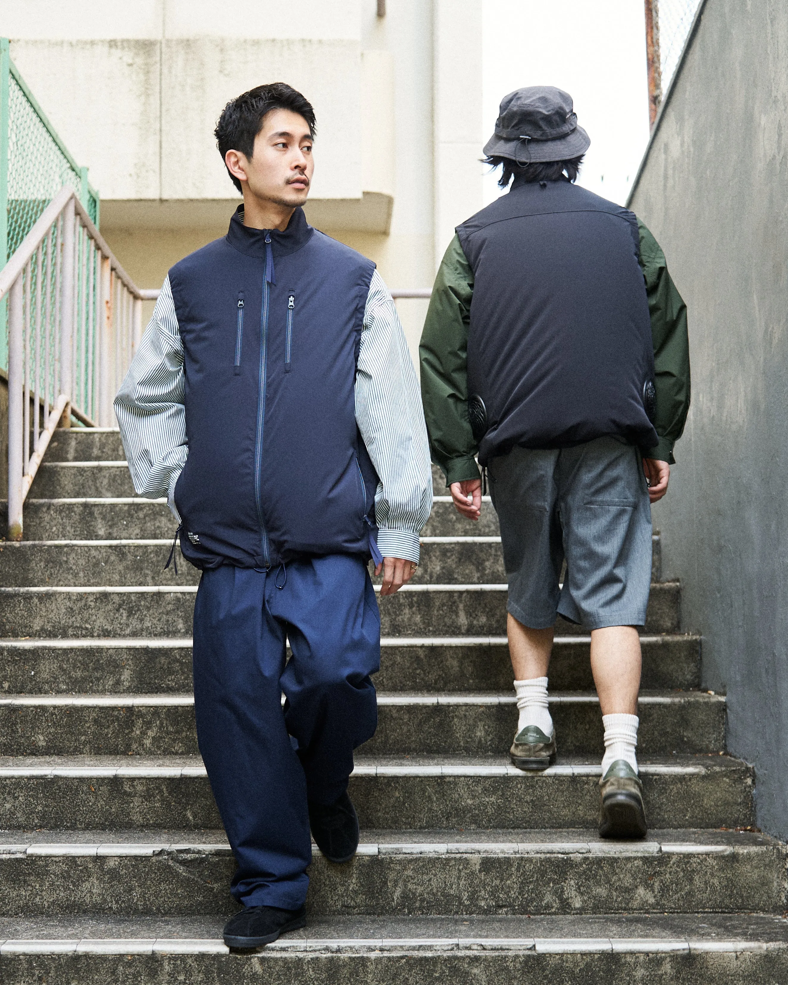 Fresh Service / AIR COOLING VEST_Ver.2.0 - Navy