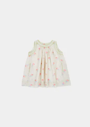 GINGER BABY DRESS - ROSE BOUQUET