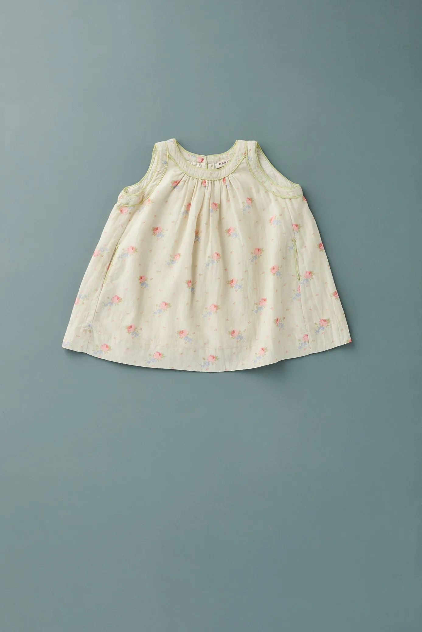 GINGER BABY DRESS - ROSE BOUQUET