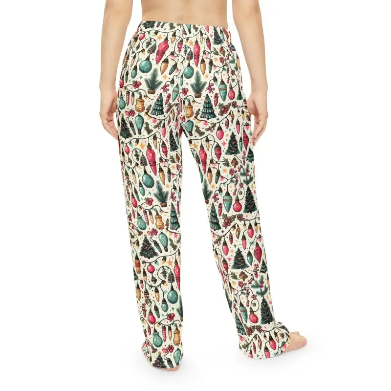 Glow in Cozy Christmas Lights Pajama Pants