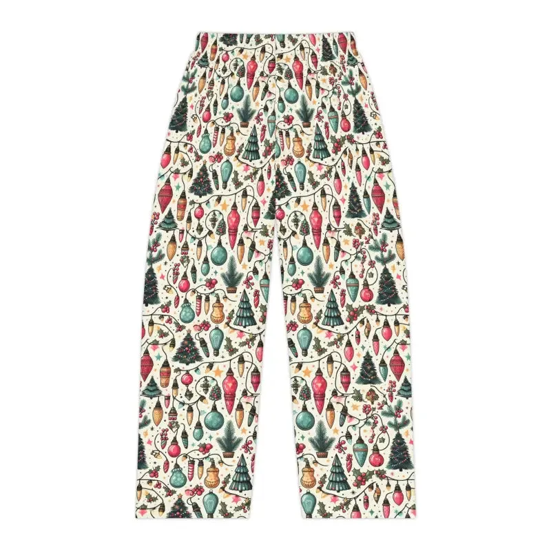 Glow in Cozy Christmas Lights Pajama Pants