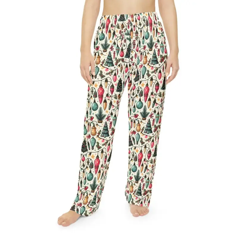 Glow in Cozy Christmas Lights Pajama Pants