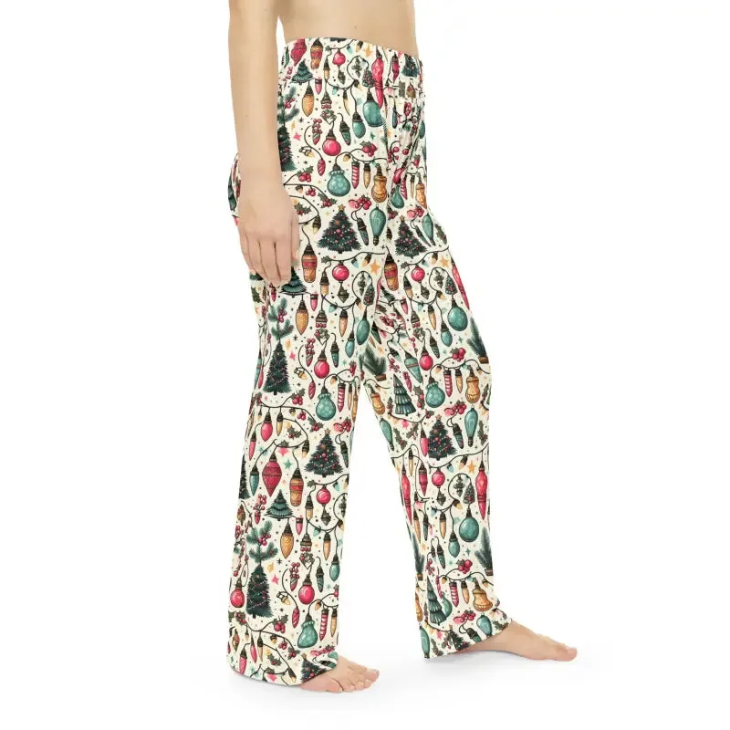 Glow in Cozy Christmas Lights Pajama Pants