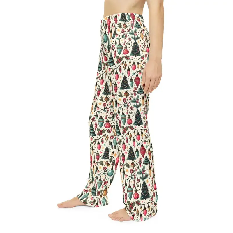 Glow in Cozy Christmas Lights Pajama Pants