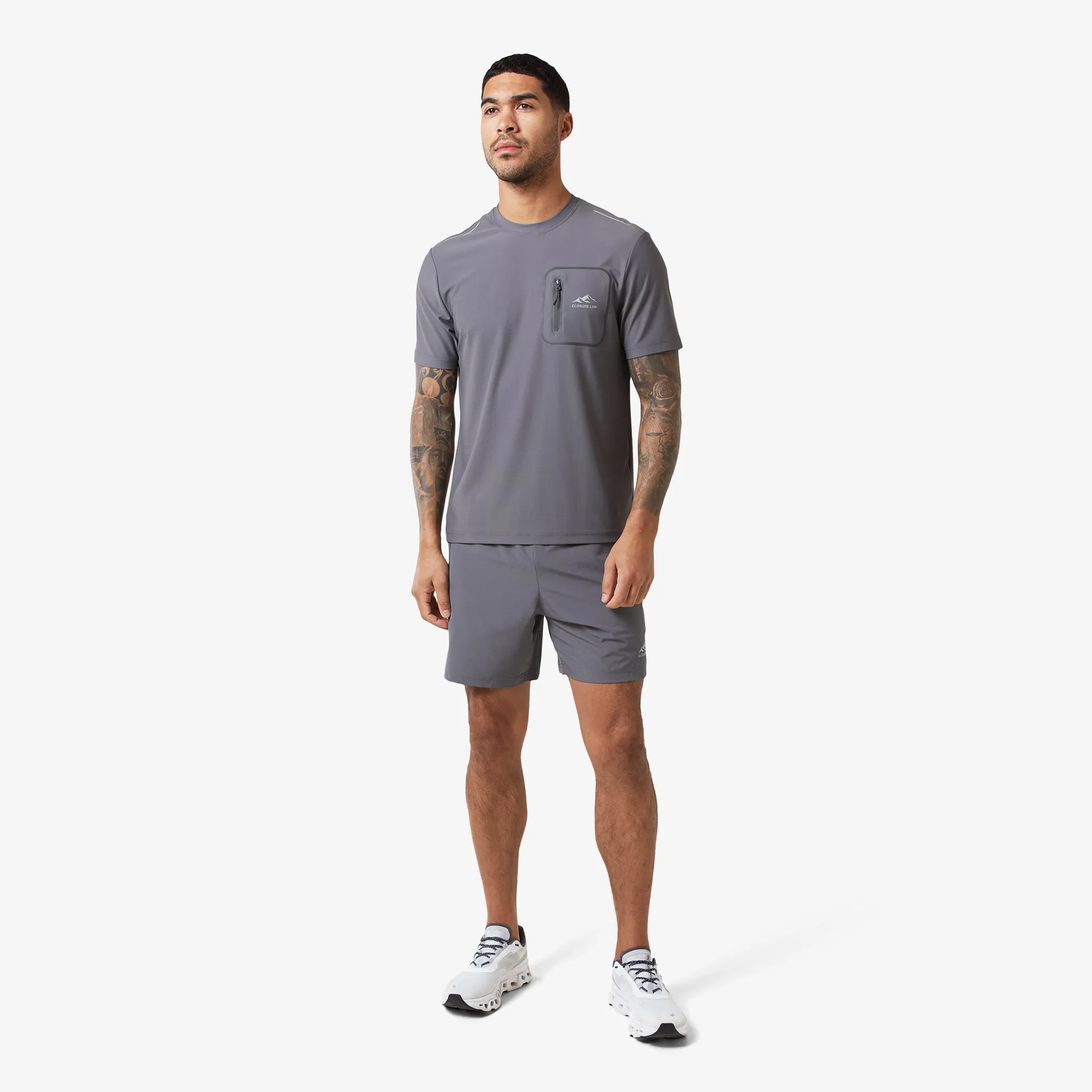 Heat Seal Pocket Twinset | Grey