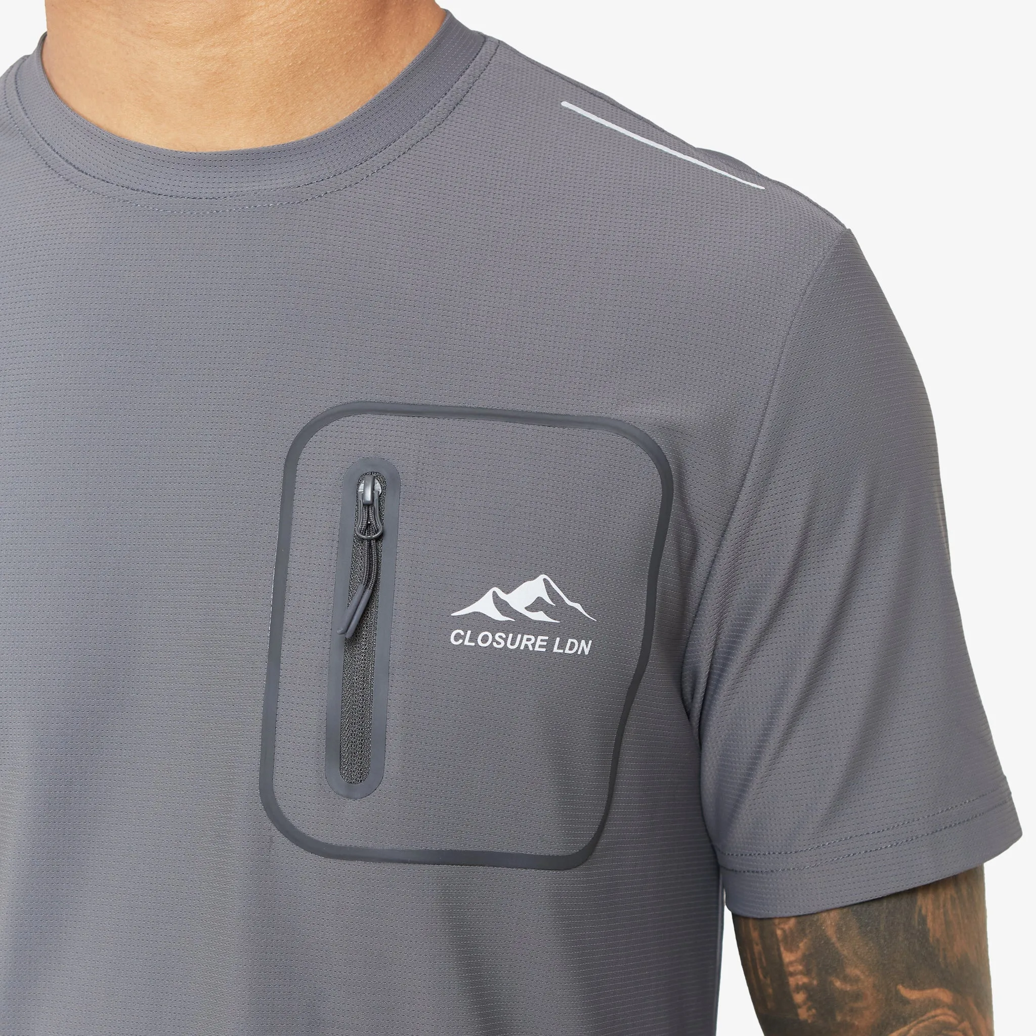 Heat Seal Pocket Twinset | Grey