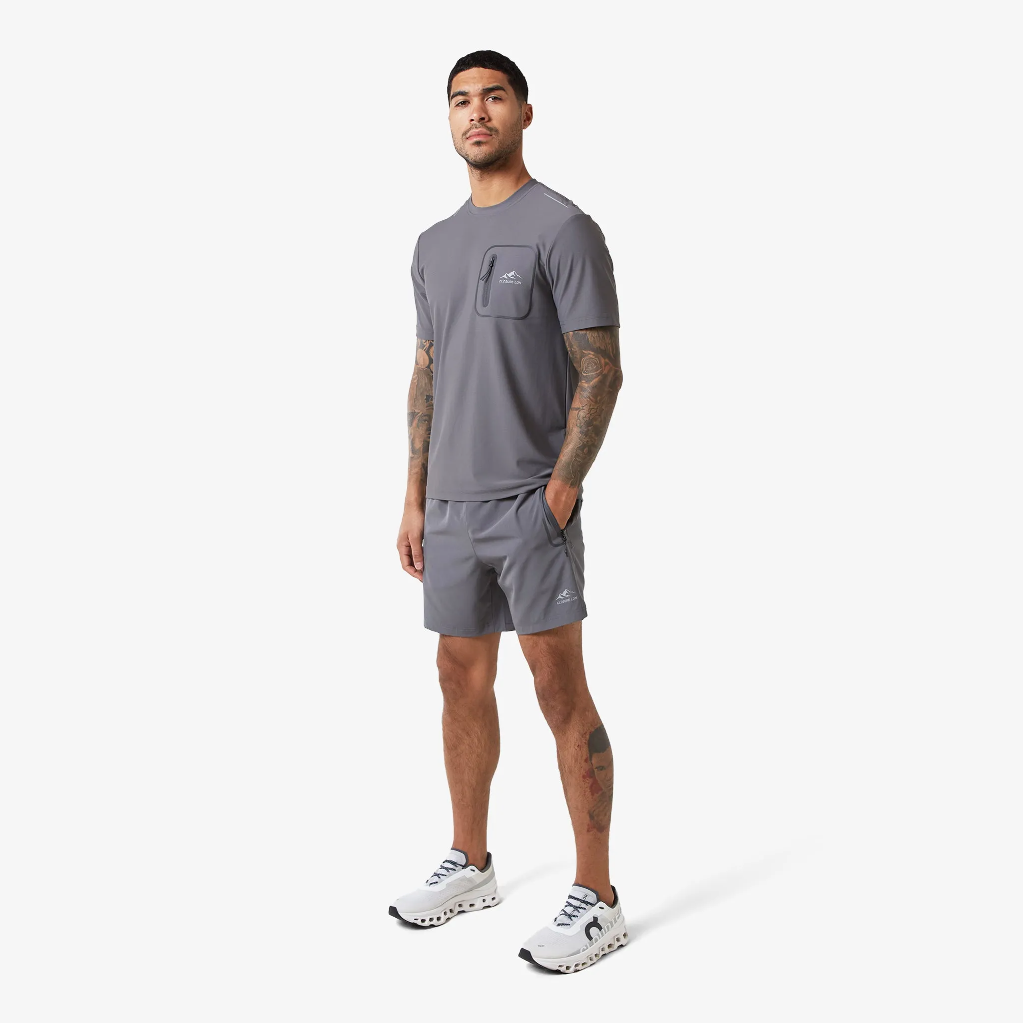 Heat Seal Pocket Twinset | Grey
