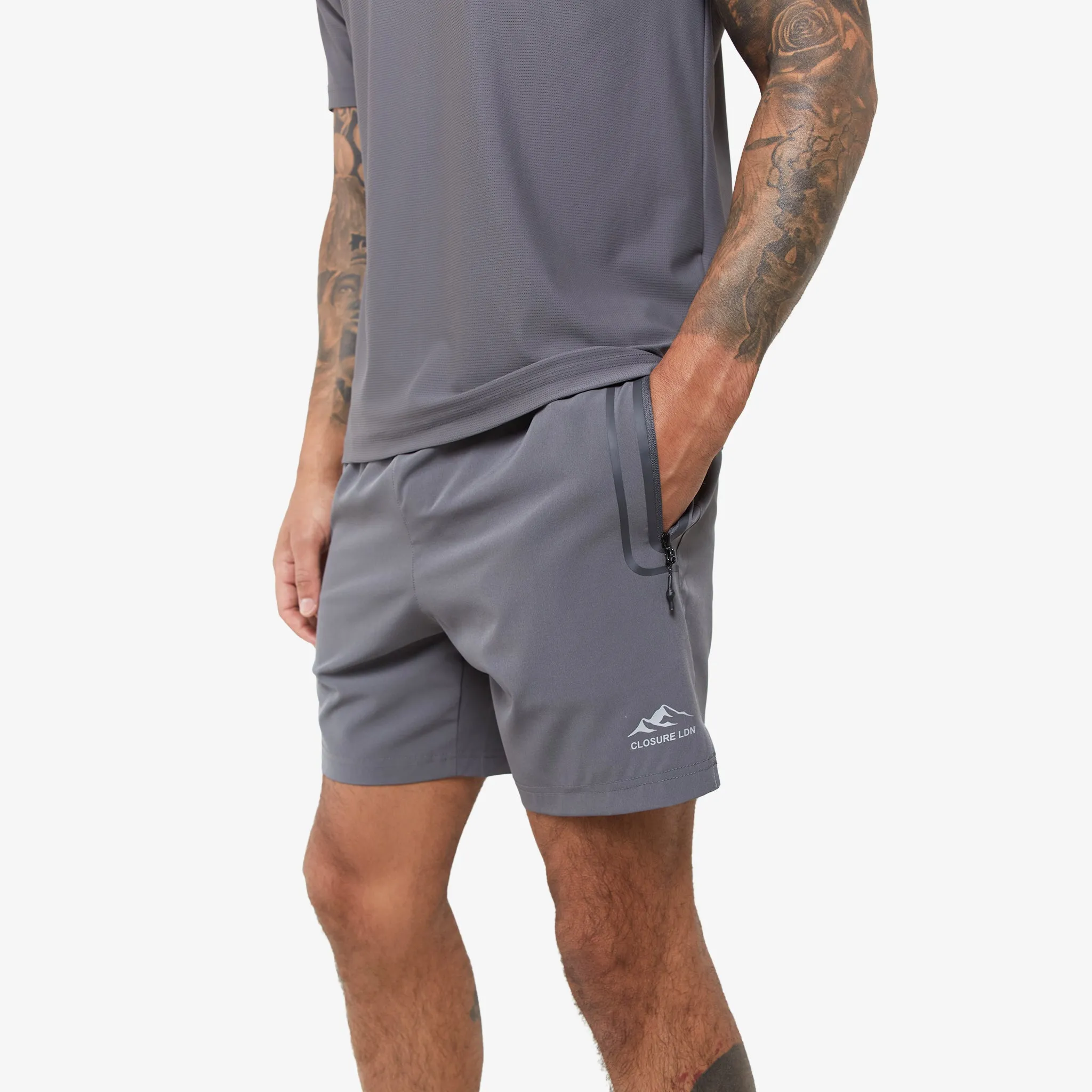 Heat Seal Pocket Twinset | Grey