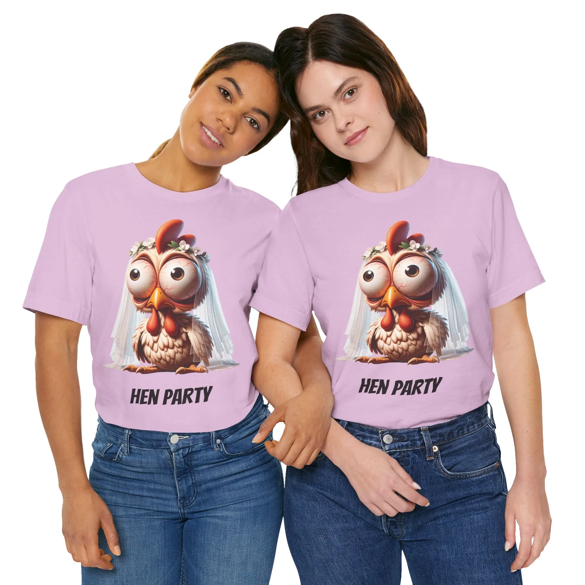 Hen Party V2 T-shirt with text