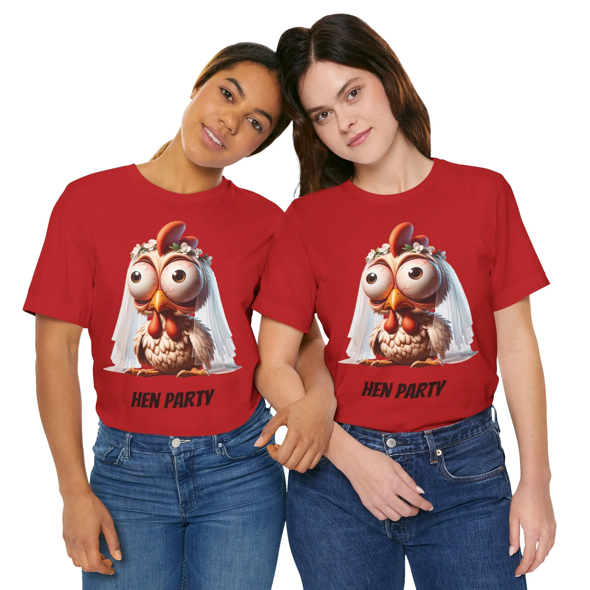 Hen Party V2 T-shirt with text