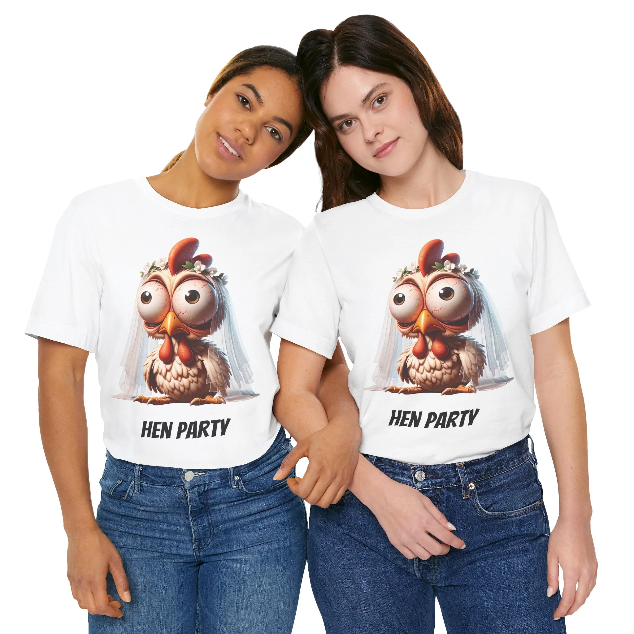 Hen Party V2 T-shirt with text