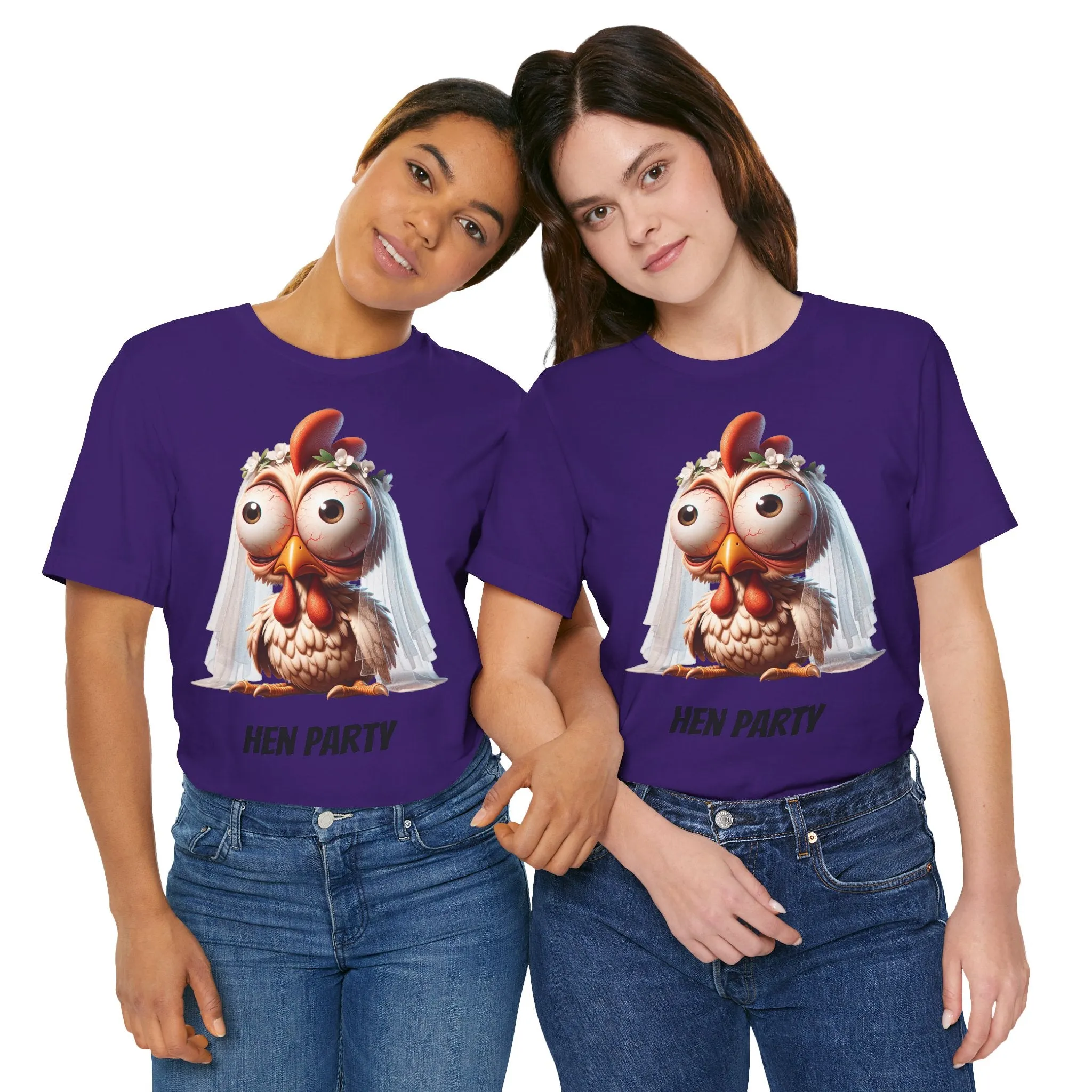 Hen Party V2 T-shirt with text