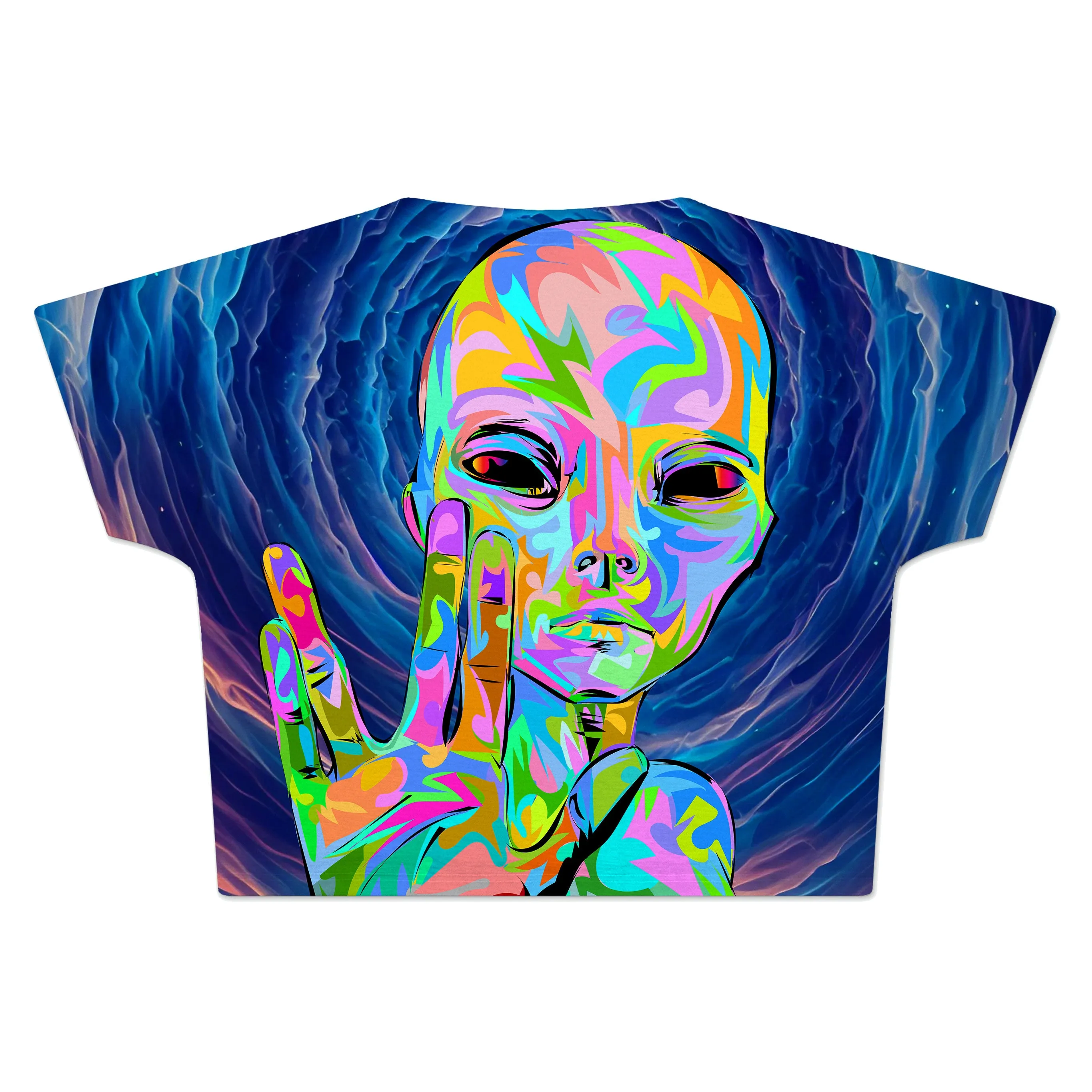 I Come in Peace Crop Tee