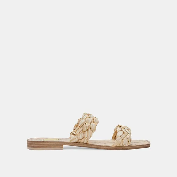 Indy Double Strap Woven Slide