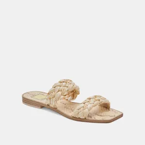 Indy Double Strap Woven Slide