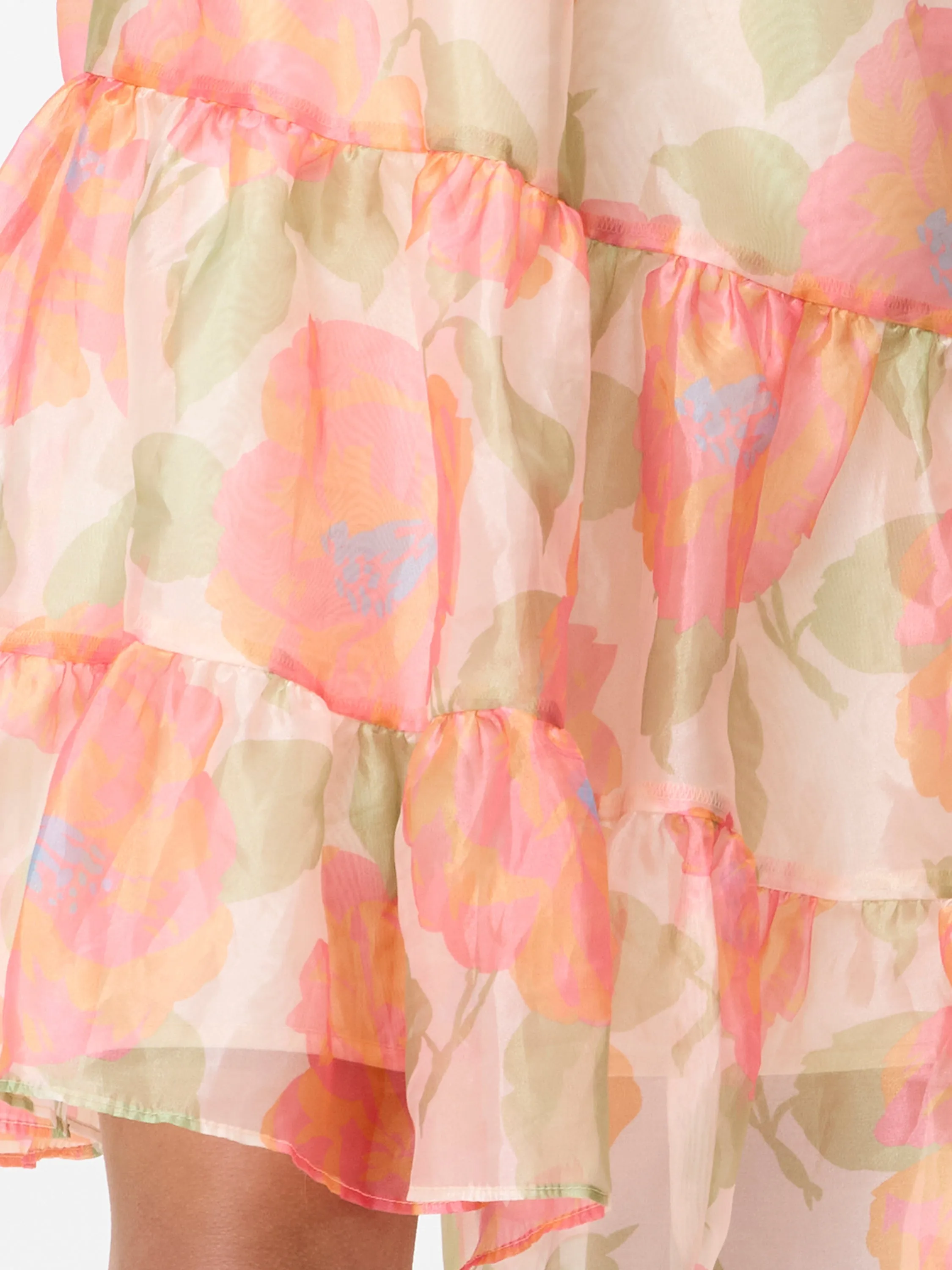 Jasmine Organza Halterneck Mini Dress