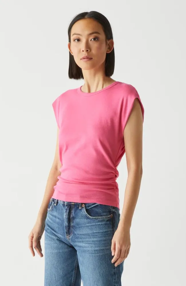 Joni Crew Power Shoulder Top