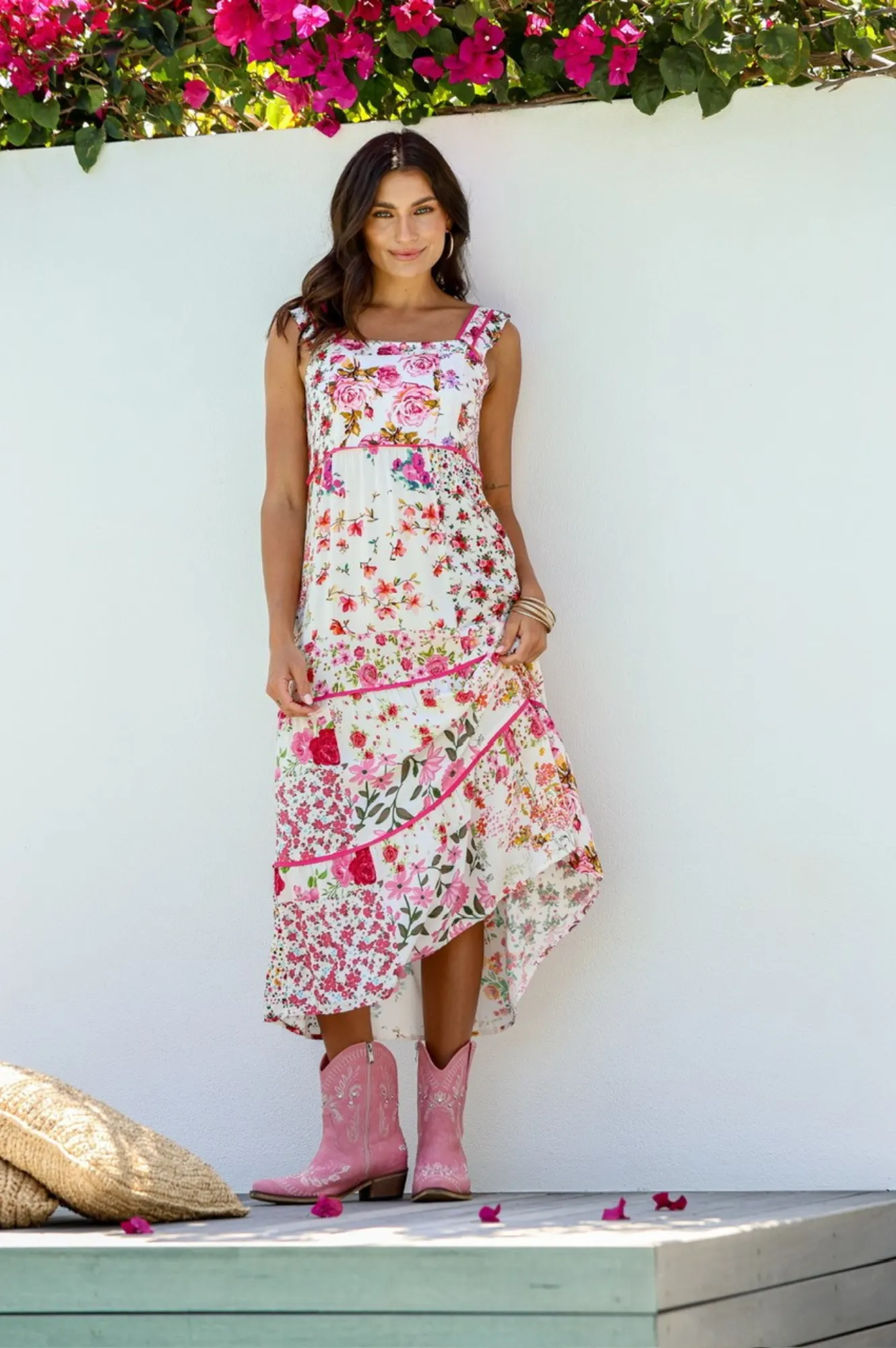 Kensington Strappy Dress - Floral