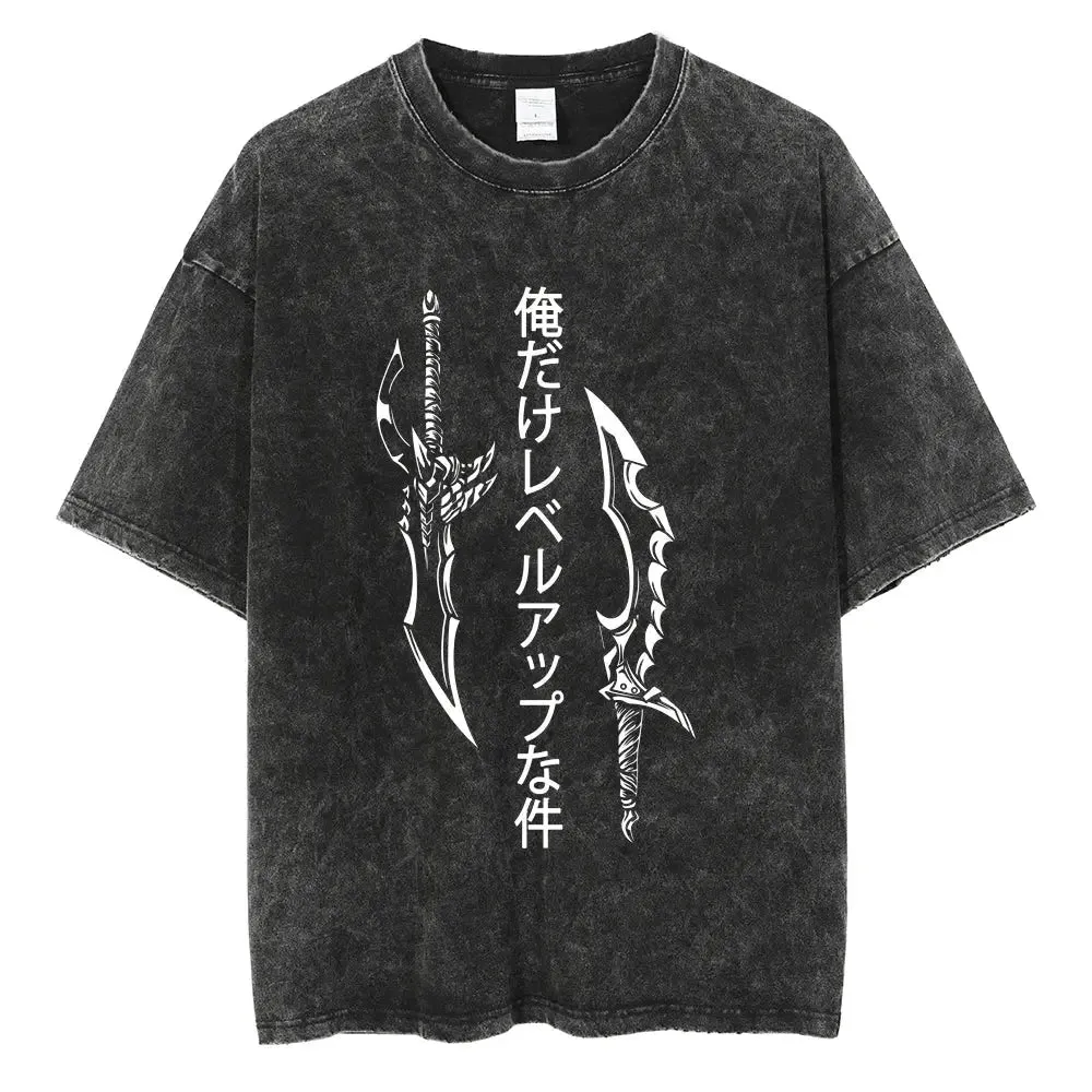 [KUJO] "Jinwoo" Vintage Oversized T Shirt