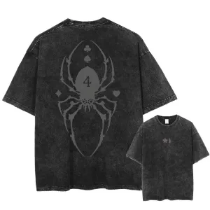 [KUJO] "Troupe V2" 2-Sided Vintage Oversized T Shirt