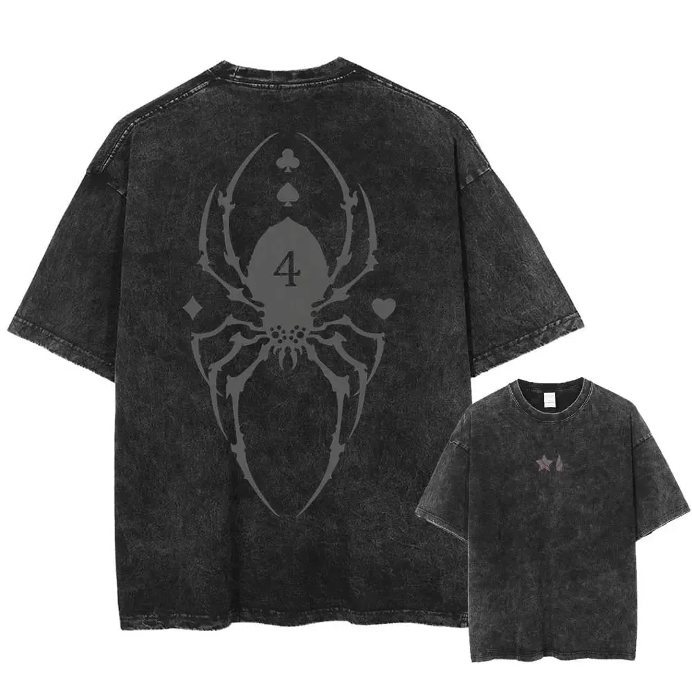 [KUJO] "Troupe V2" 2-Sided Vintage Oversized T Shirt