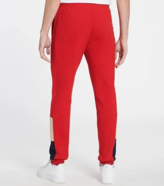 Lacoste - Men - Printed Colorblock Sweatpant - Red