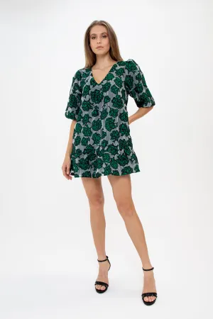 Lavender Brown - Isla Dress - Green Multi