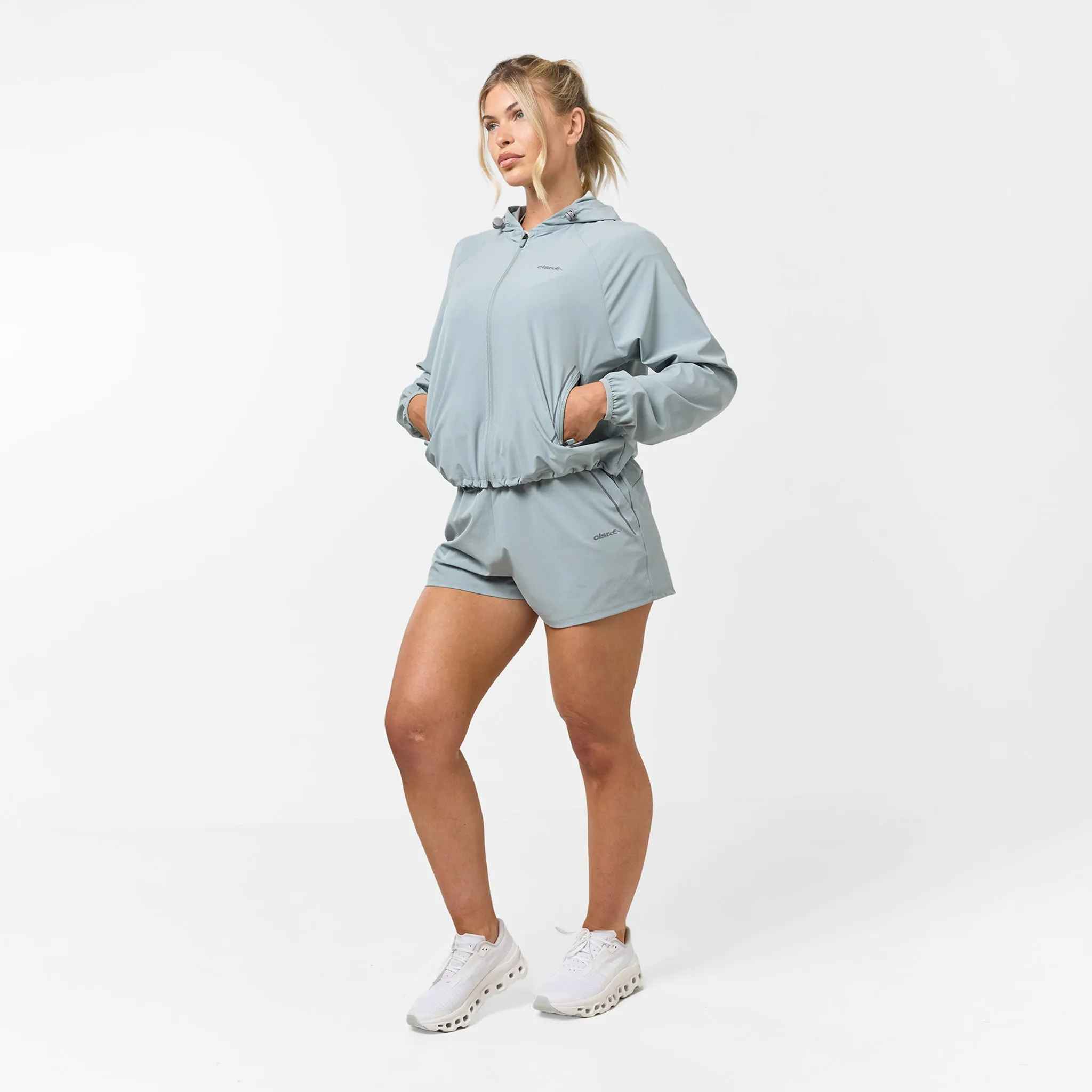 Lightweight Performance Short & Jacket Set | Sage